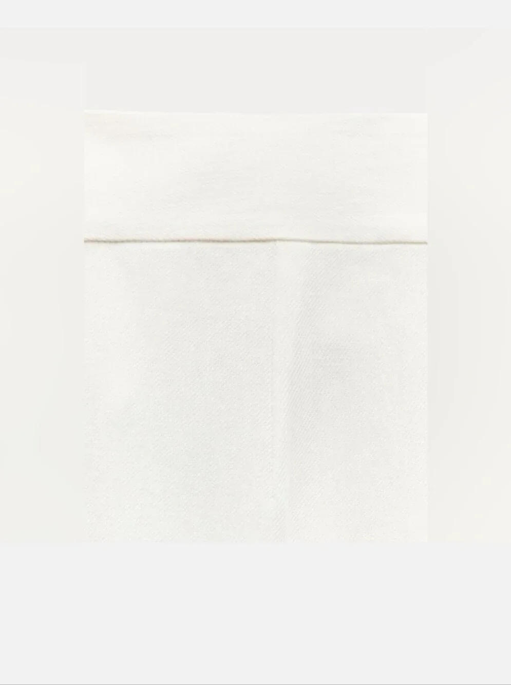 Zara Linen Blend ZW Collection Palazzo Wide Leg Pants